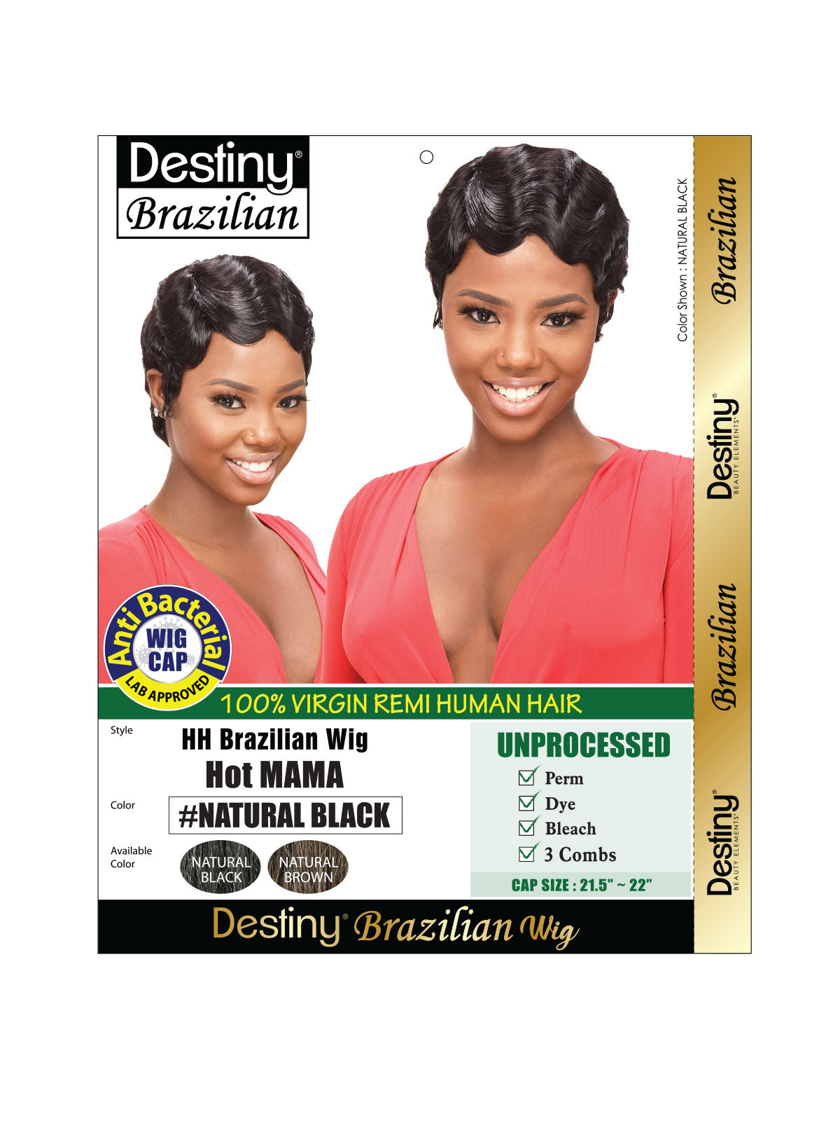 Destiny HH Brazilian Wig Hot Mama side