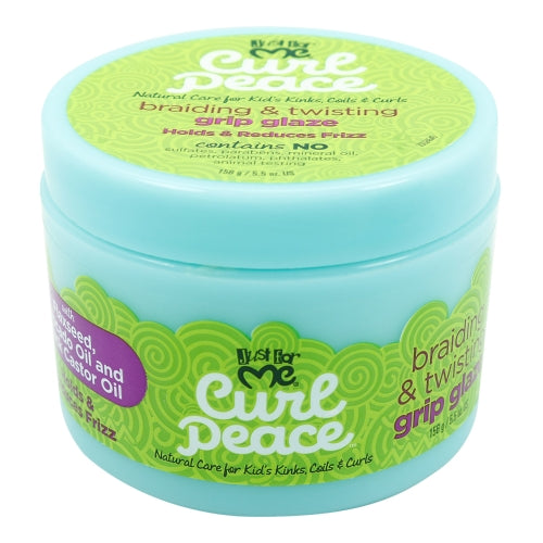 Just for Me Curl Peace Braiding and Twisting Grip Glaze 5.5oz