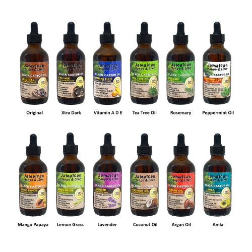 Jamaican Mango & Lime Black Castor Oil 4oz/ 118ml