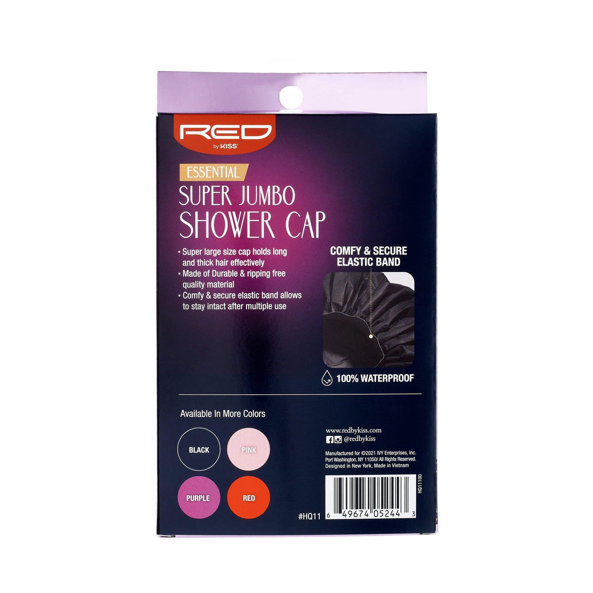 RED by Kiss Essential Shower Cap Super Jumbo - image 5