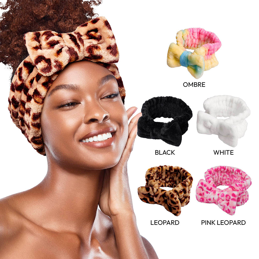 RED by Kiss Plush Spa Headband - Leopard - image 6