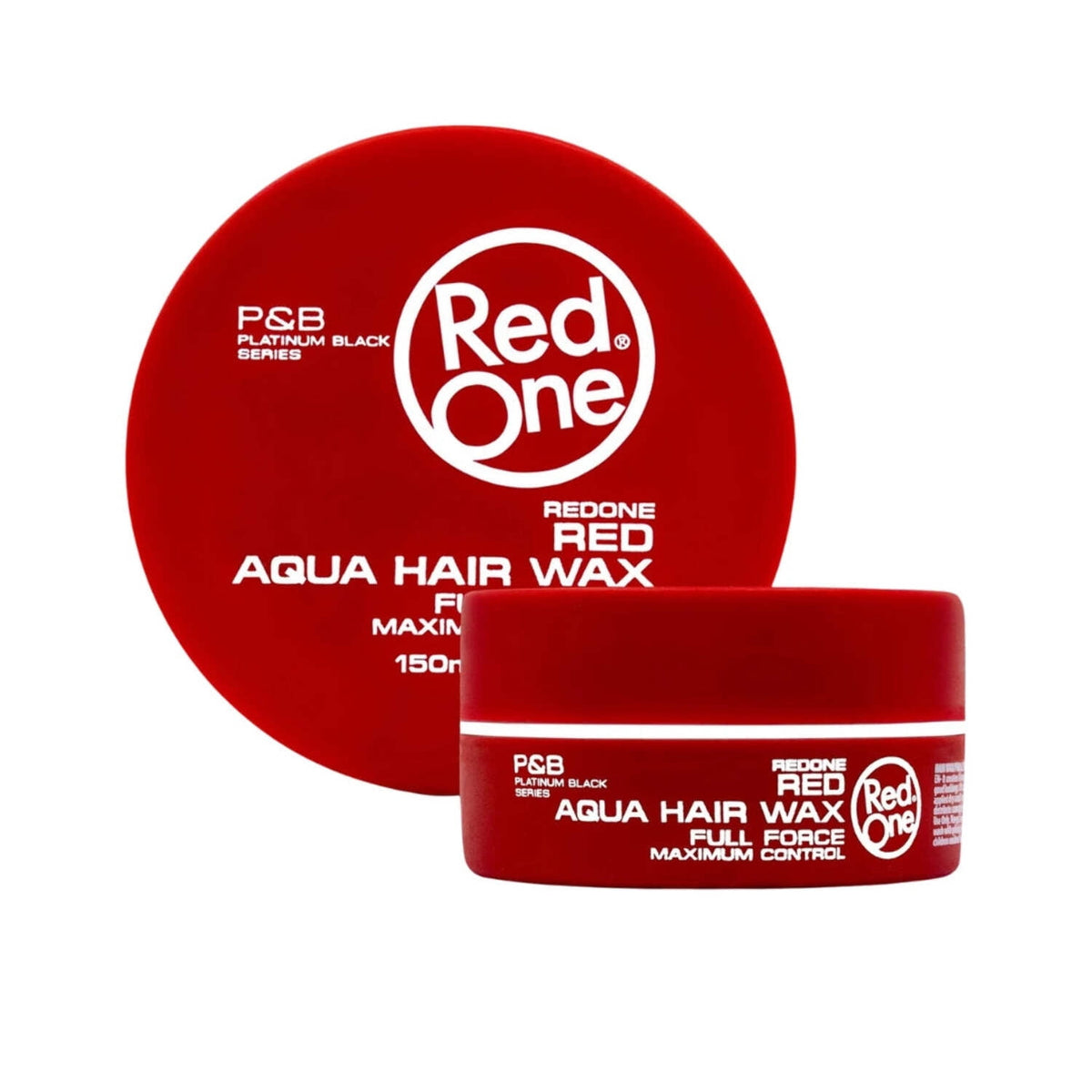 Red One Aqua Hair Wax Maximum Control 5oz