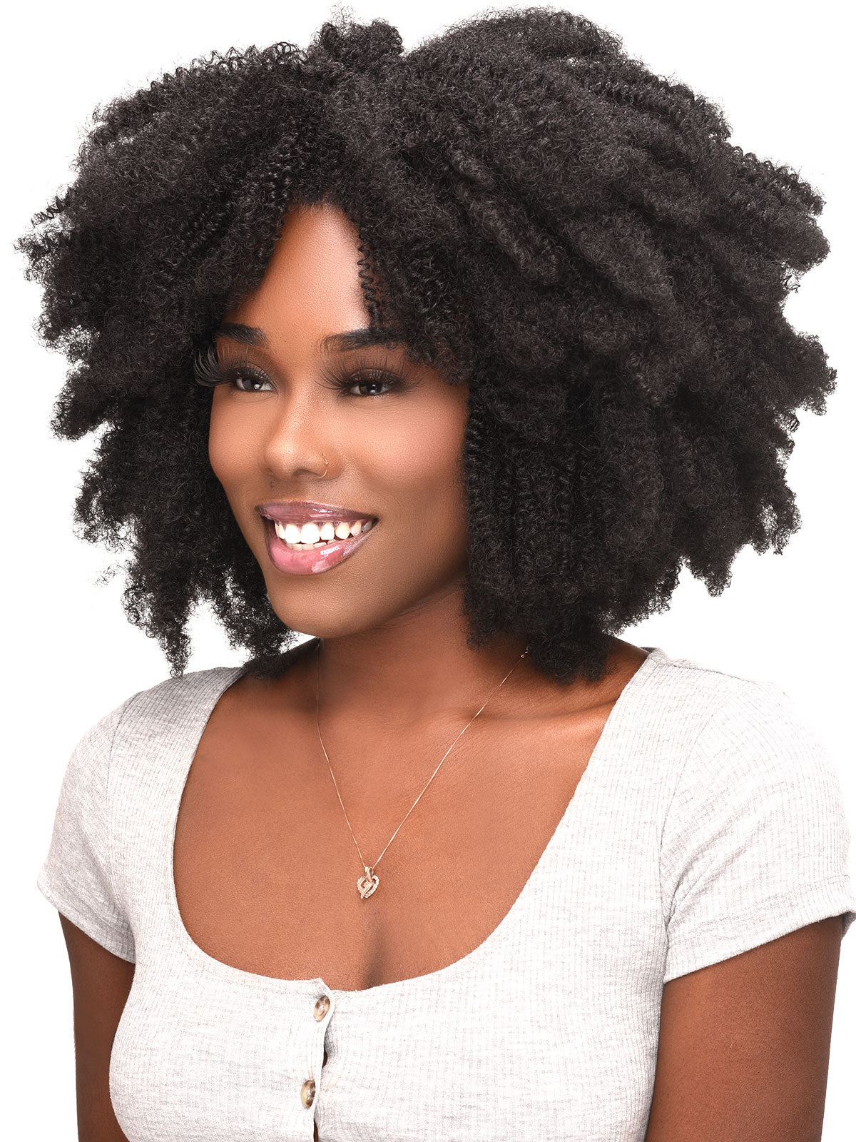 Bijoux Dominican Hair Clip Kinky Ziggly 4C 10 inch details