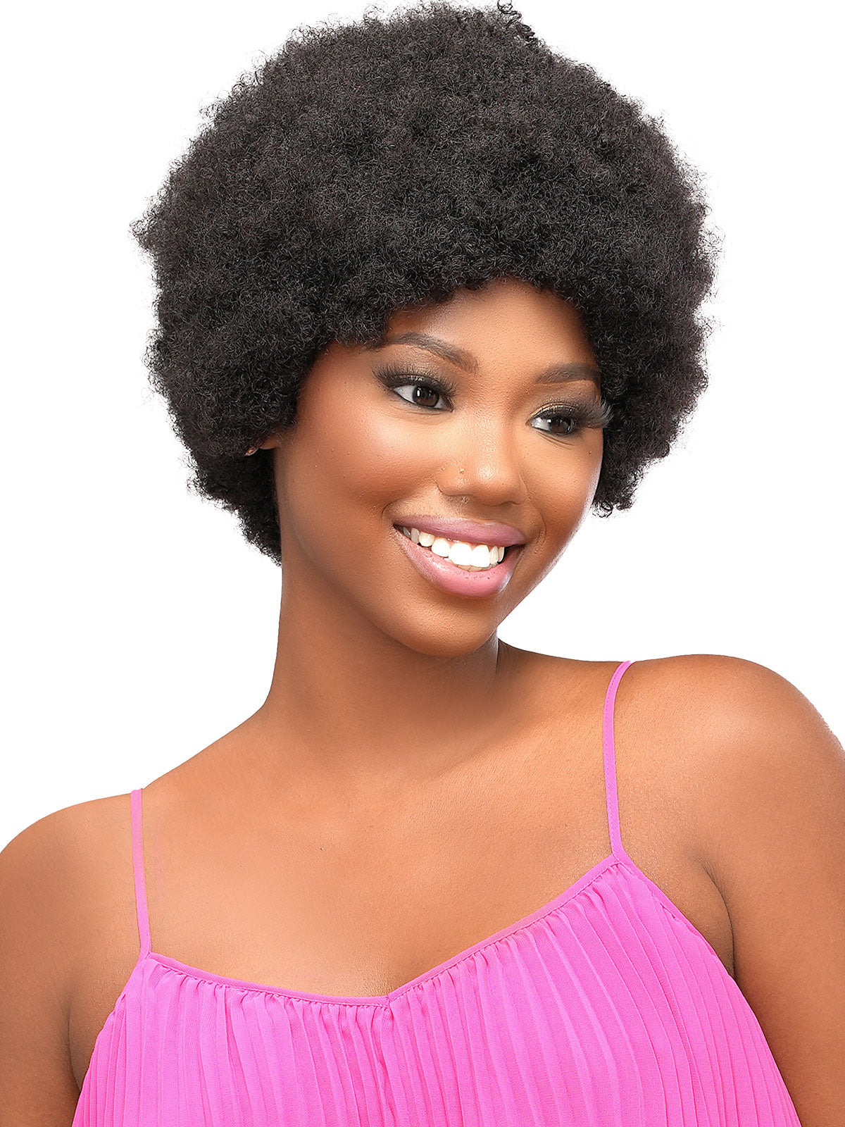 Destiny Green HH Natural Afro 8 inch wig — product view 4