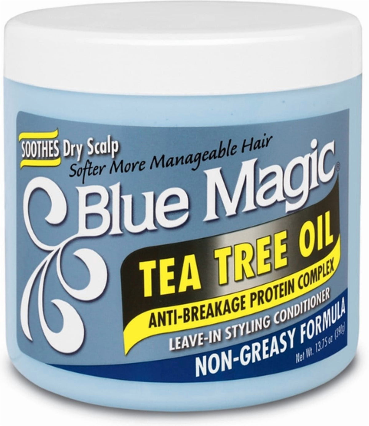 Blue Magic Tea Tree Oil Leave-In Styling Conditioner 13.75 oz