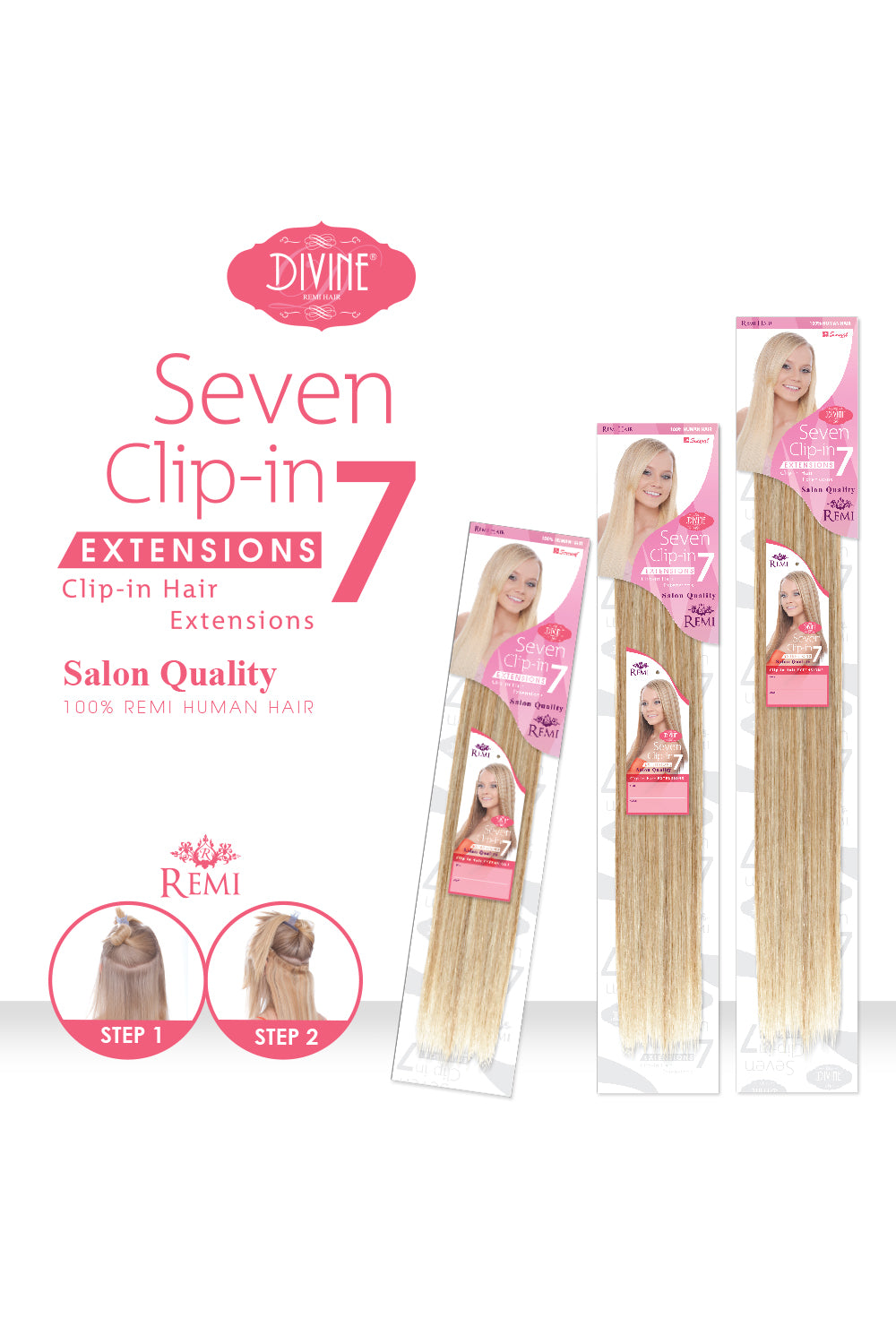 Divine Remi Clip-In 7PCS style