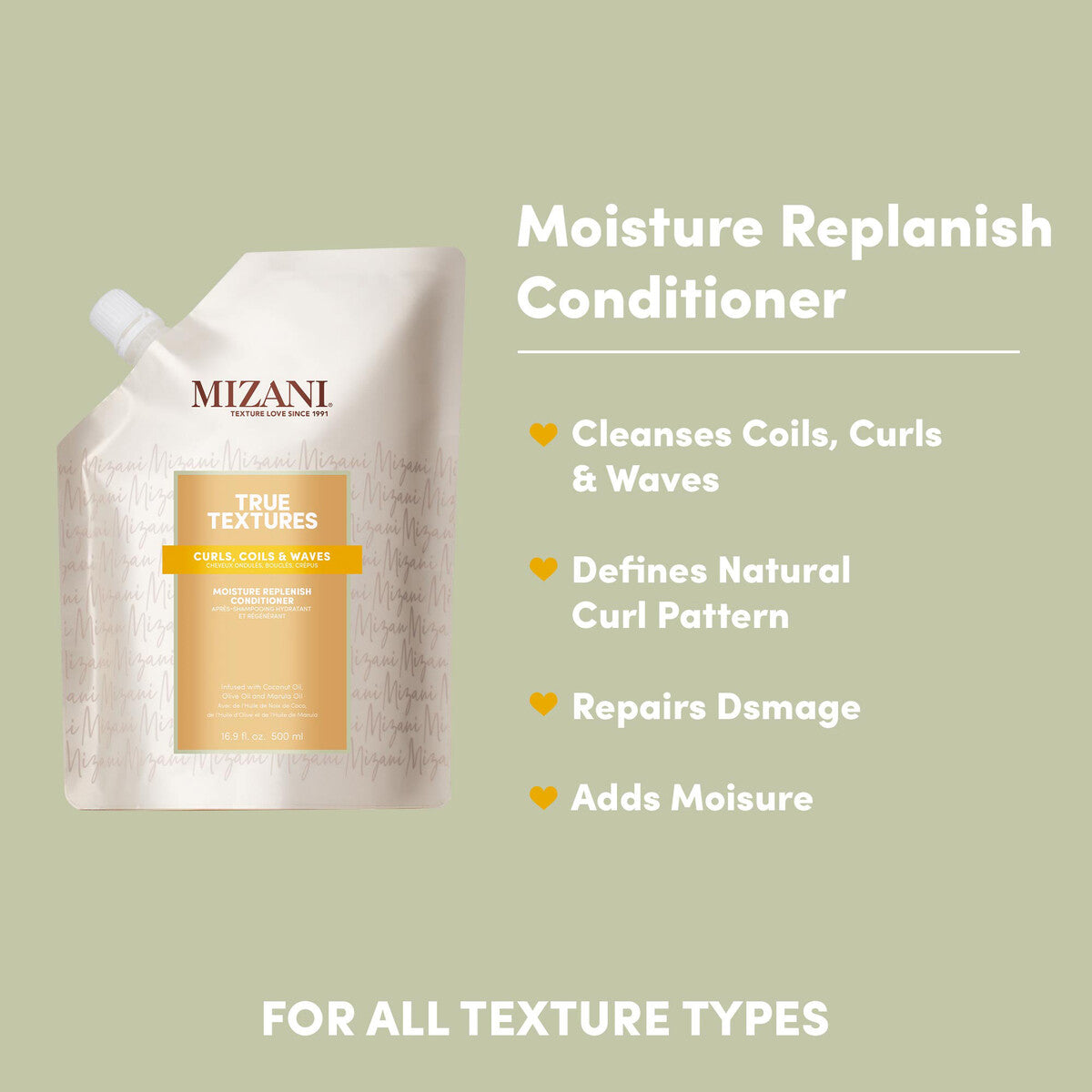Mizani True Textures Moisture Replenish Deep Conditioner benefits