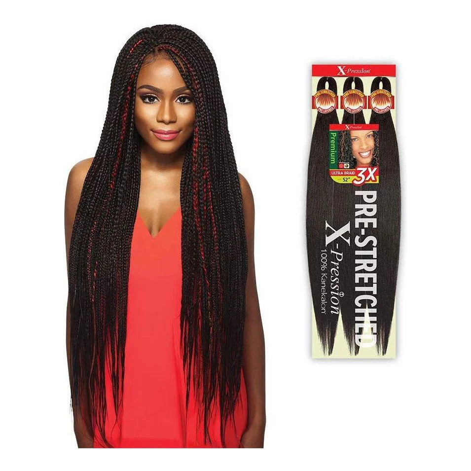 3X X-Pression Pre-Stretched Braid 52"