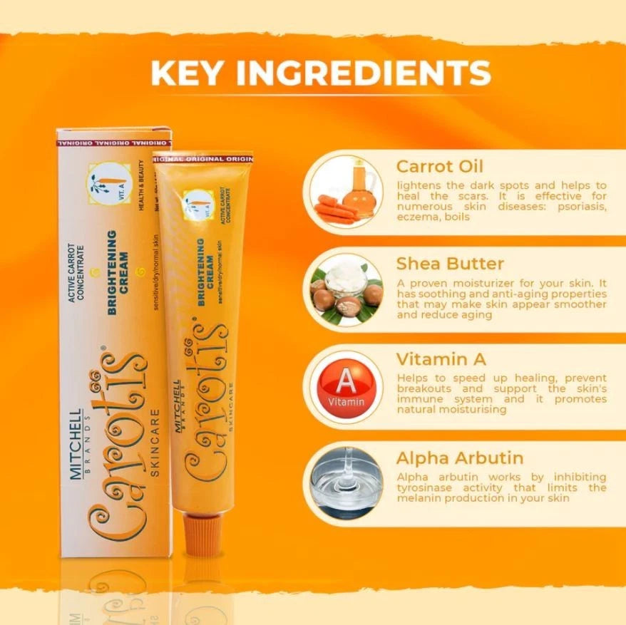 Carotis Dual Nourishment Beauty Soap 2.82oz Carotis Skin Brightening Cream