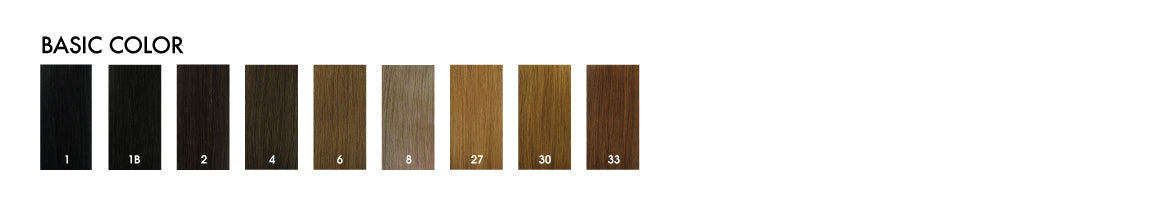 Sensual Collection basic color chart including colors 1, 1B, and 2