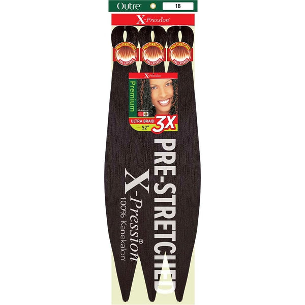 3X X-Pression Pre-Stretched Braid 52"