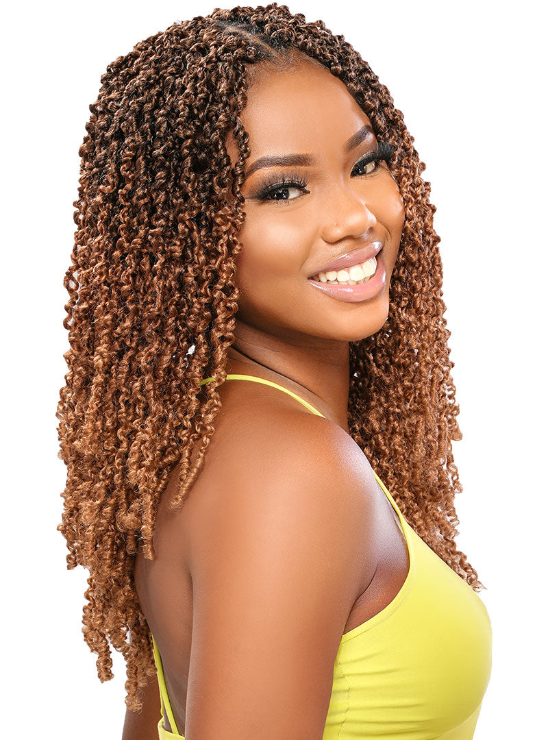 Realistic Ghana Twist 14 inch hairstyle back view