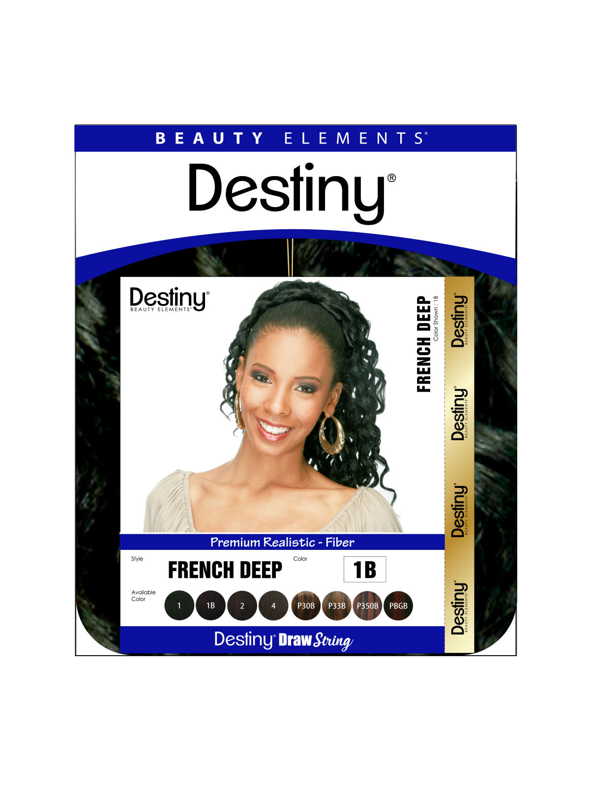 Destiny French Deep ponytail style