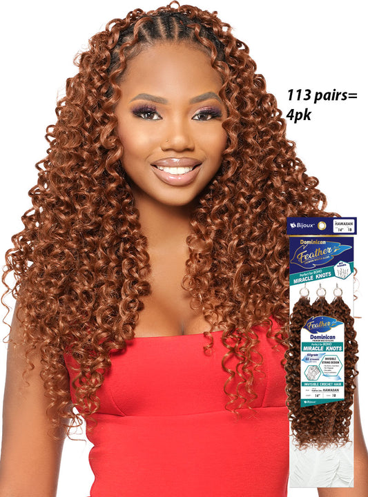 Bijoux HH DOMINICAN Feather Line Hawaiian