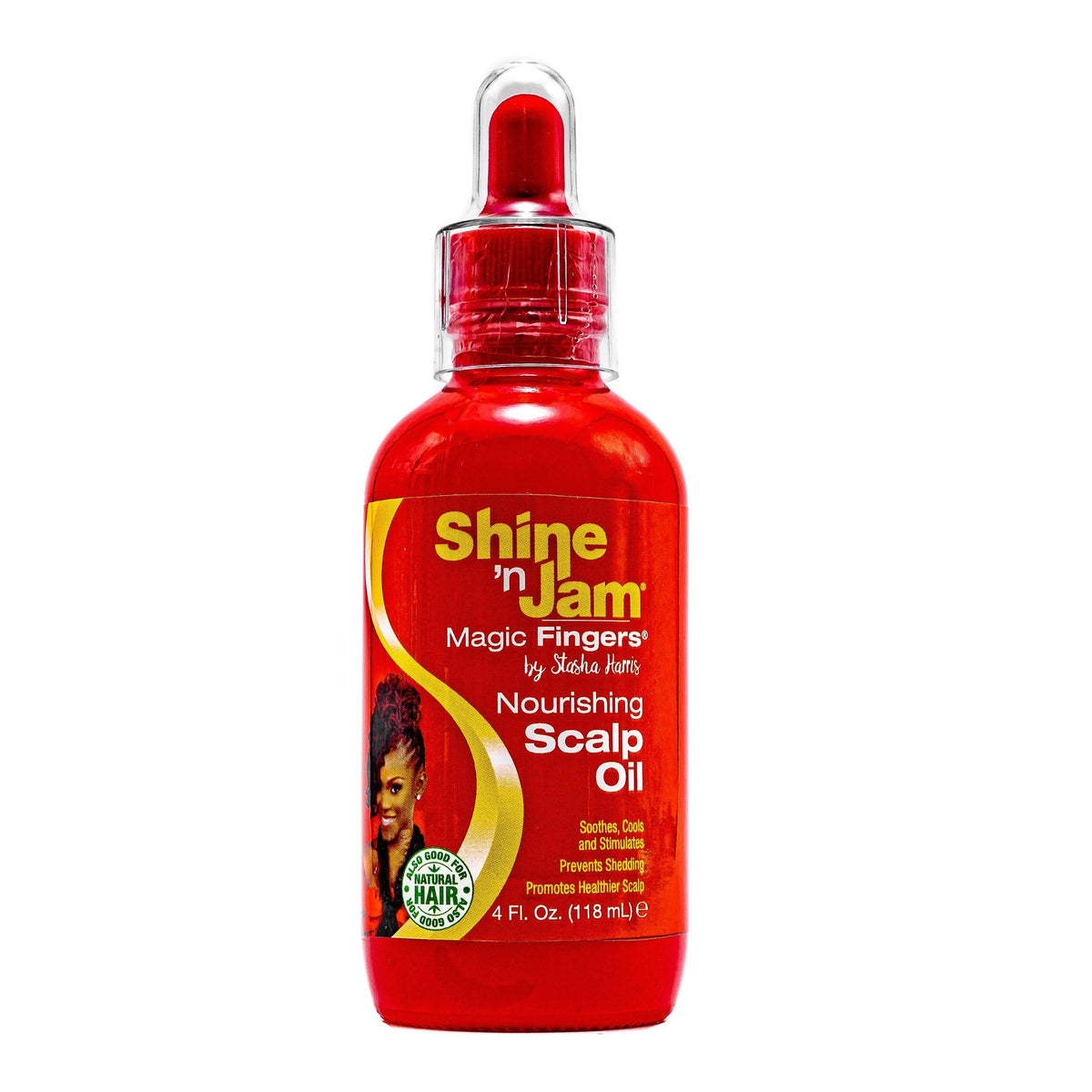 Ampro Shine 'n Jam Magic Fingers Nourishing Scalp Oil 4oz