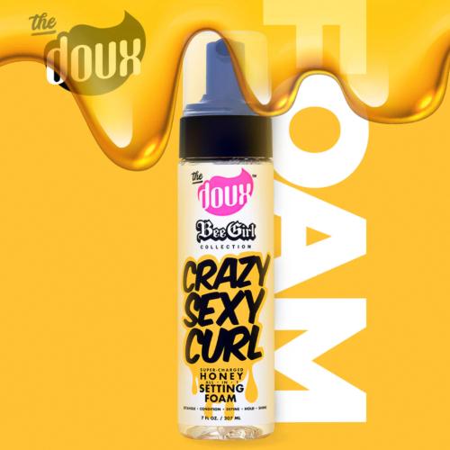 The Doux Bee Girl Crazy Sexy Curl Honey Setting Foam 7oz/207ml