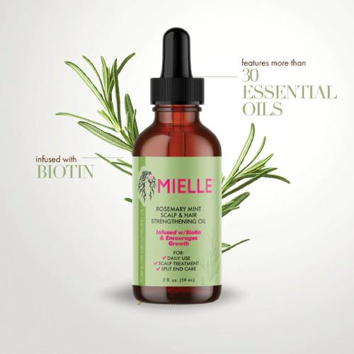 Mielle Rosemary Mint Scalp & Hair Strengthening Oil 2oz