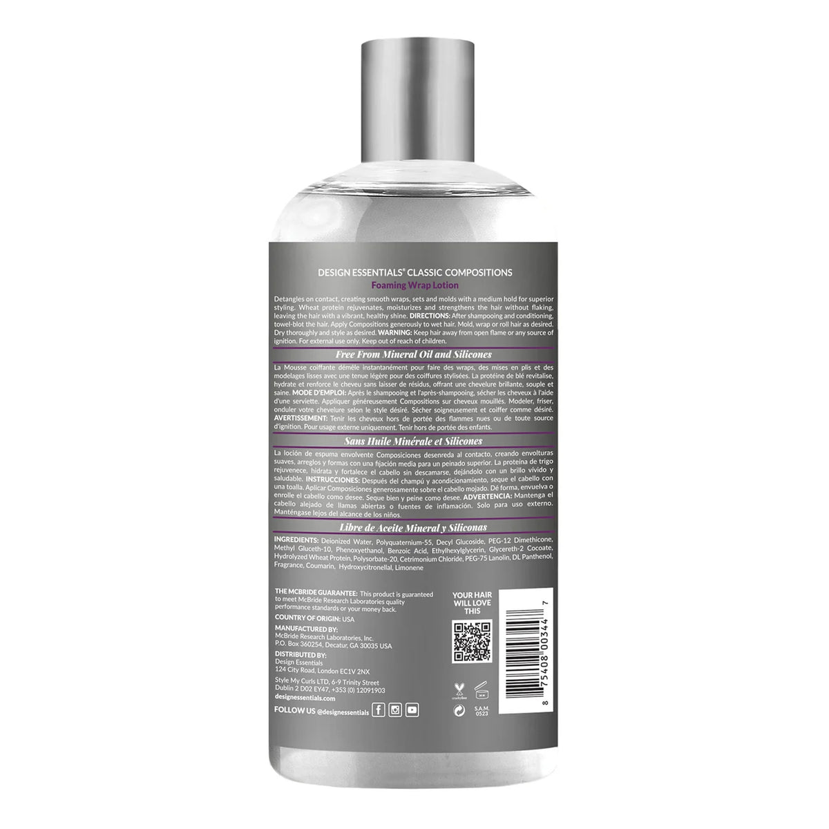 Compositions Foaming Wrap Lotion