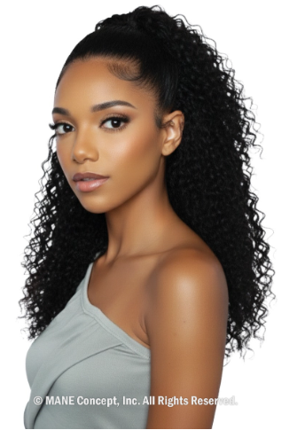 Feather Micro Crochet Water Wave 18 inch hairstyle