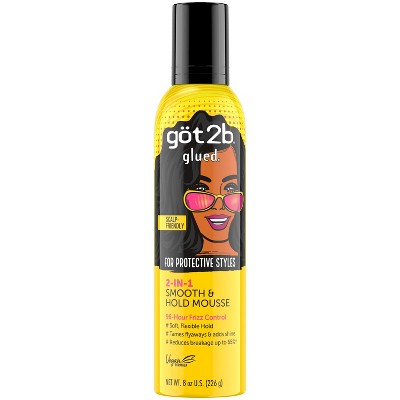 Got2b Glued Smooth & Hold Hair Mousse 8oz