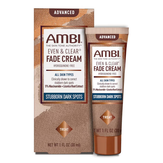 AMBI Even & Clear Fade Cream - Advanced - 1 fl oz: Niacinamide, Hydroquinone-Free, Unscented, For Normal Skin