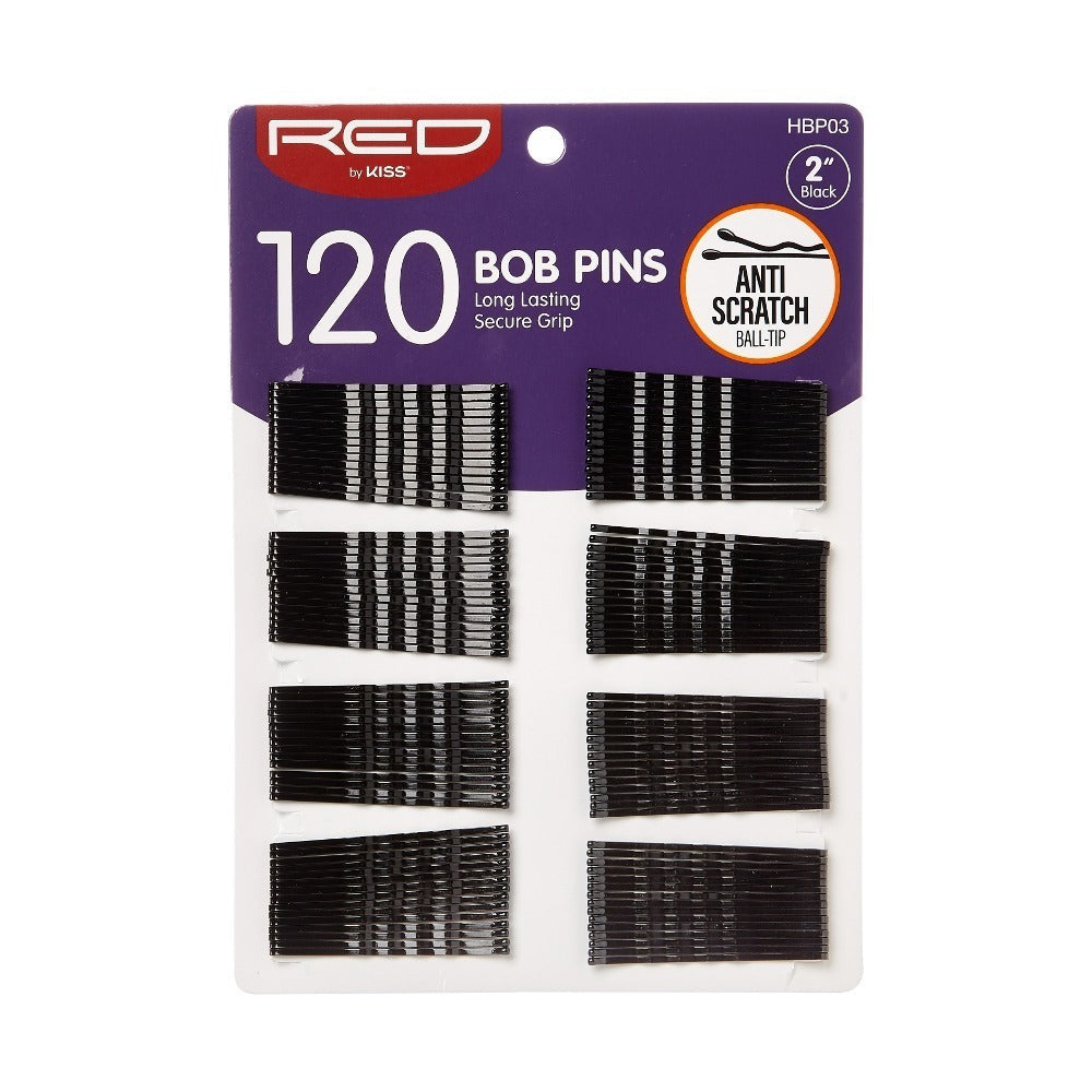 RED by Kiss Bob Pins 2-inch (120pcs)