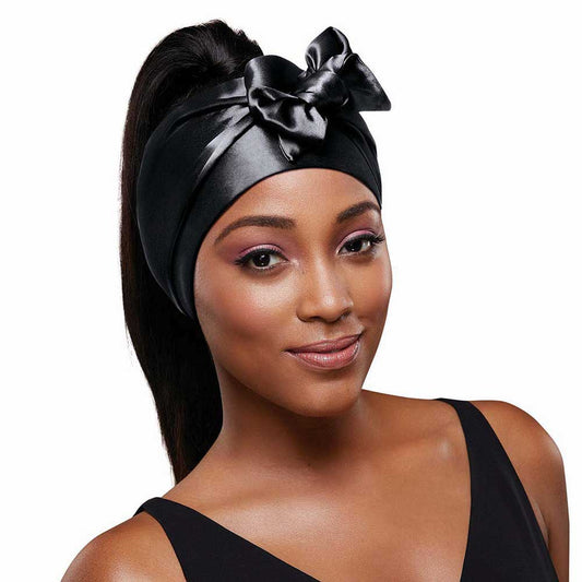 RED by Kiss Silky Satin Edge Laying Scarf - Black
