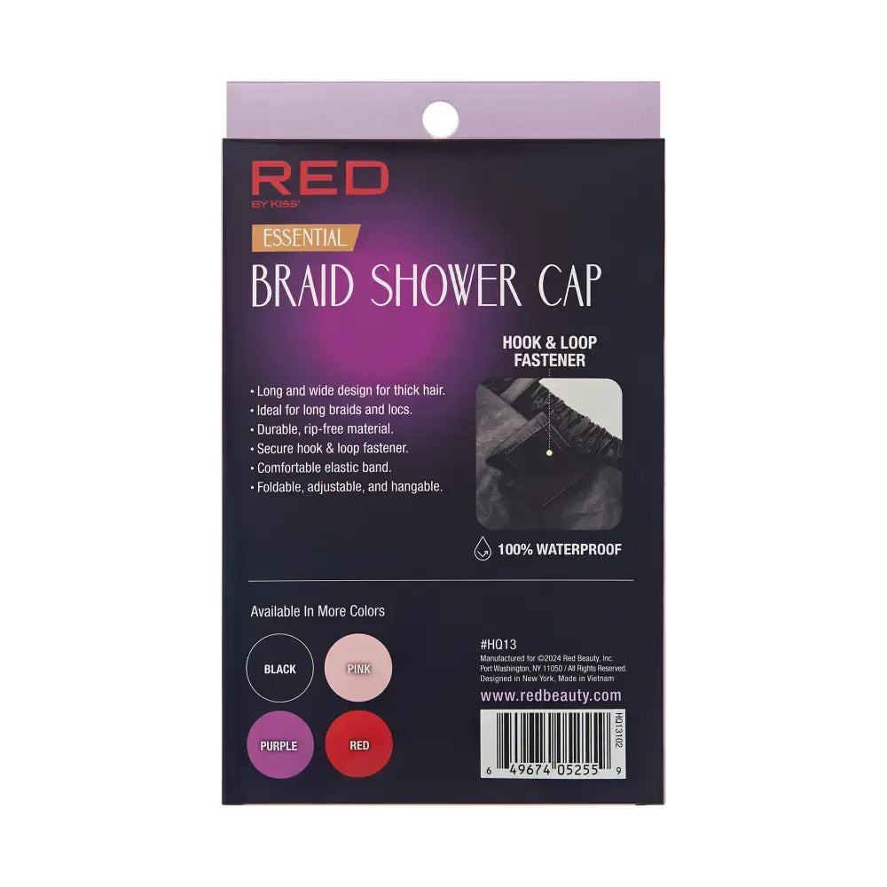 RED by Kiss Essential Braid Shower Cap - image 5
