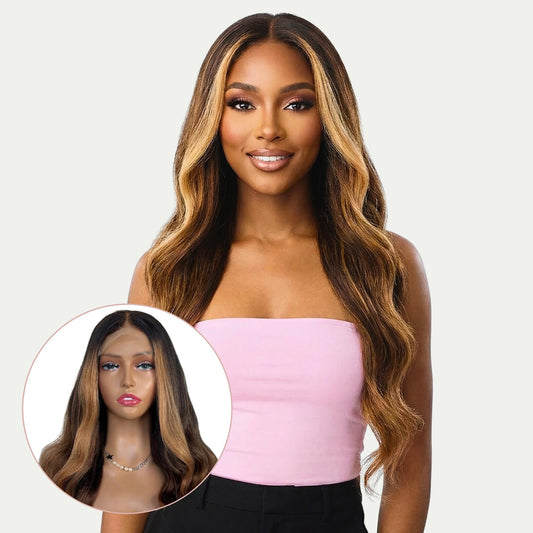 Raw Mystique Glueless 5x5 HD Lace Professionally Colored 100% Human Hair Closure Wig