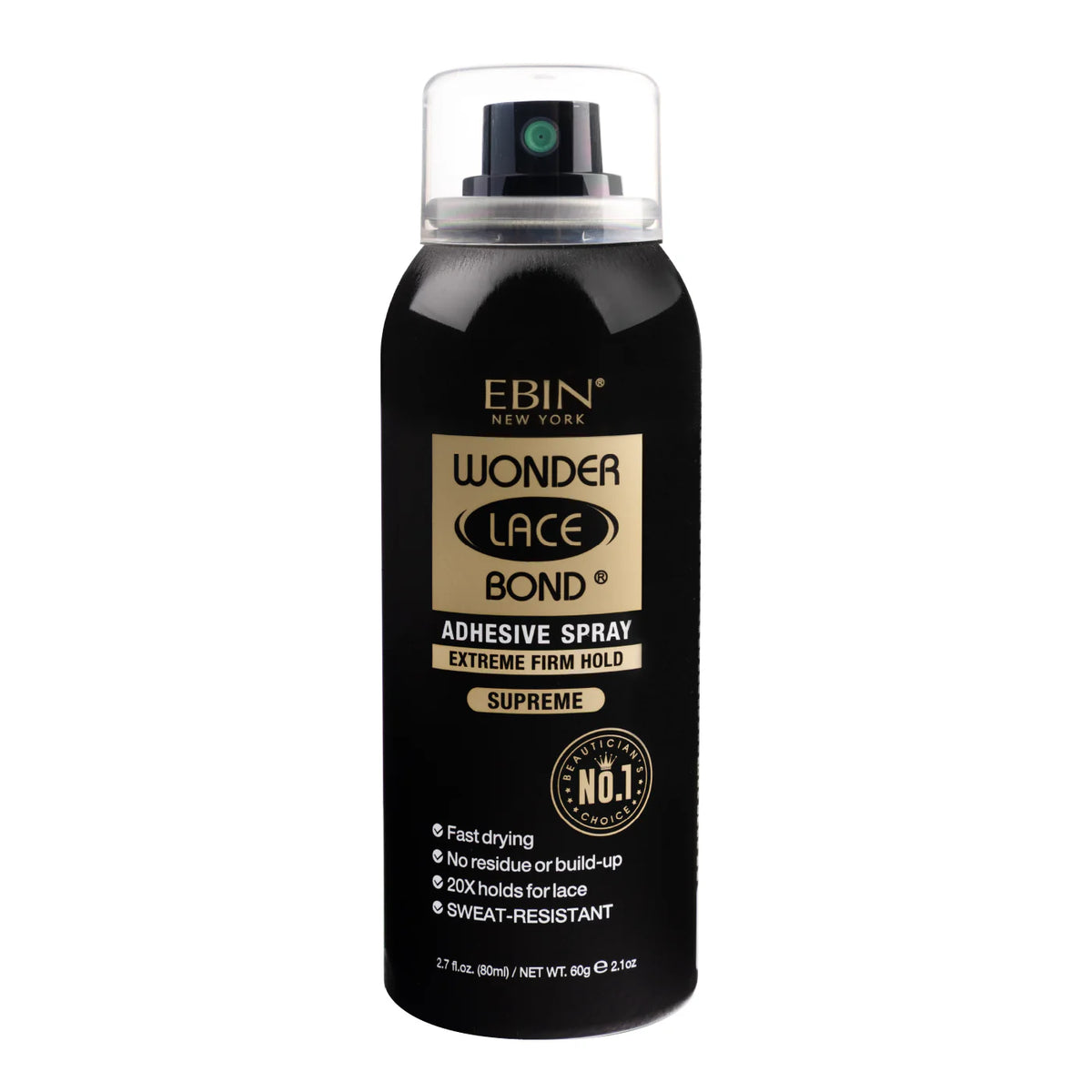 EBIN Wonder Lace Bond Wig Adhesive Spray Extreme Firm Hold 2.7oz