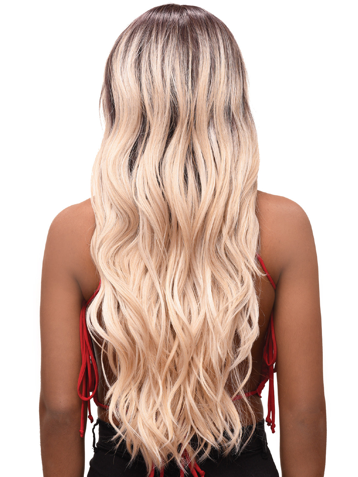 Bijoux Mariah 26-inch lace wig back view