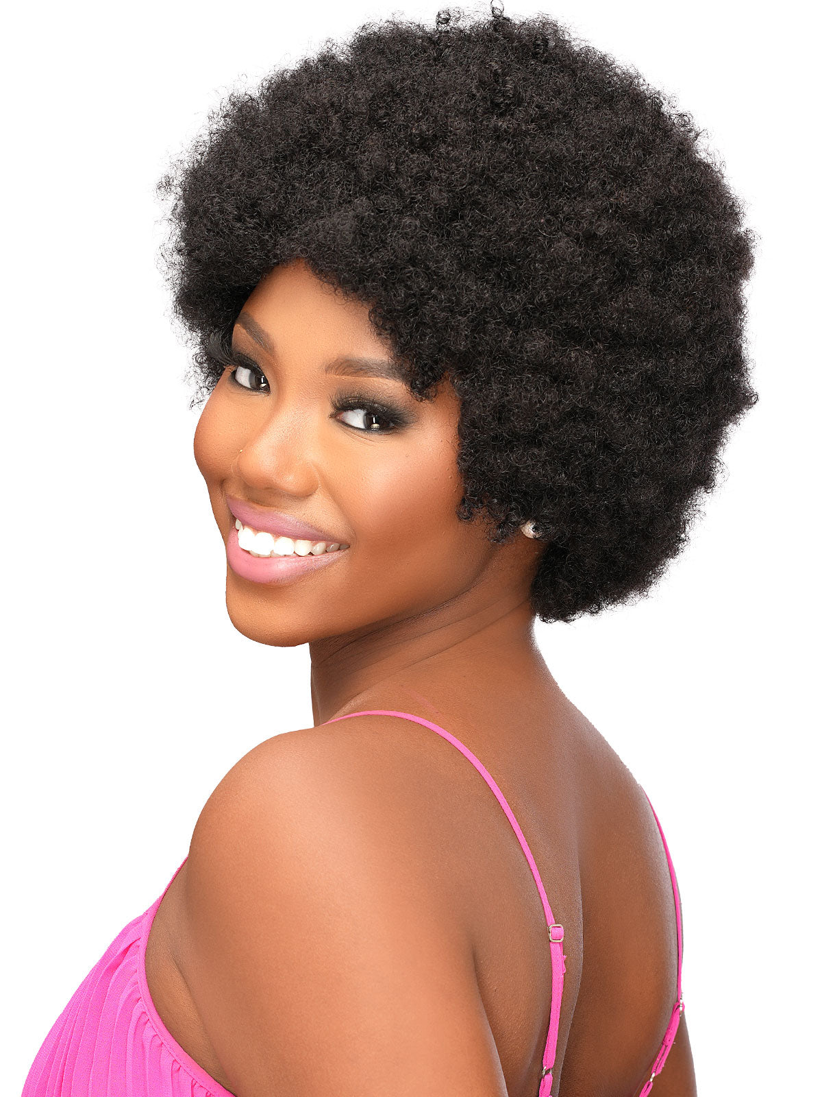 Destiny Green HH Natural Afro 8 inch wig — product view 1