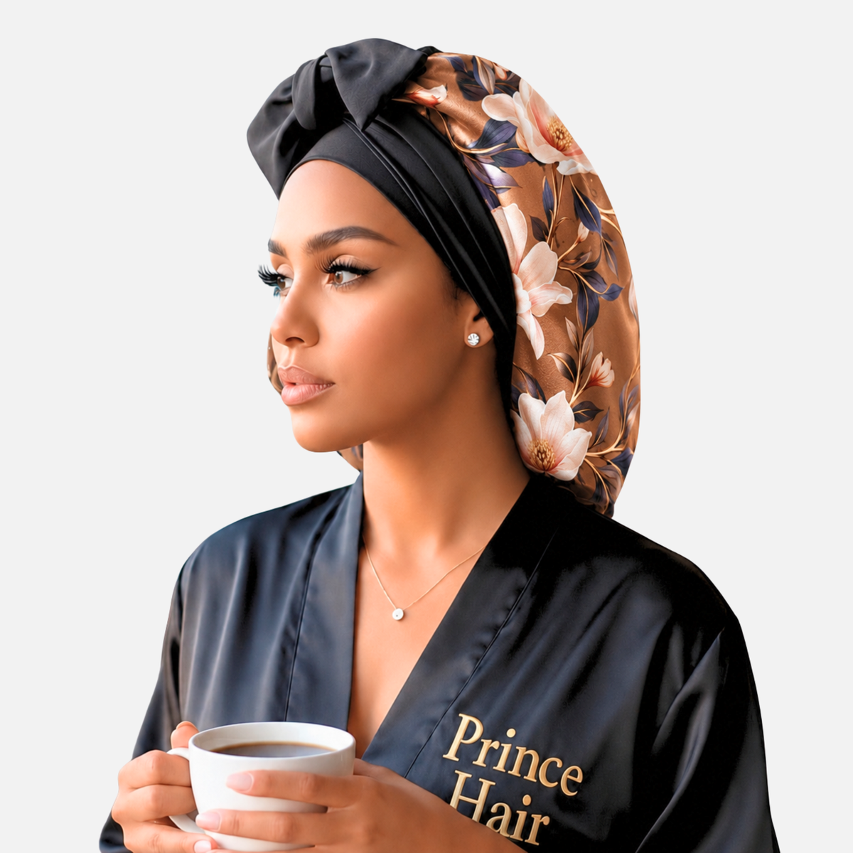 Adjustable Reversible Satin Hair Bonnet