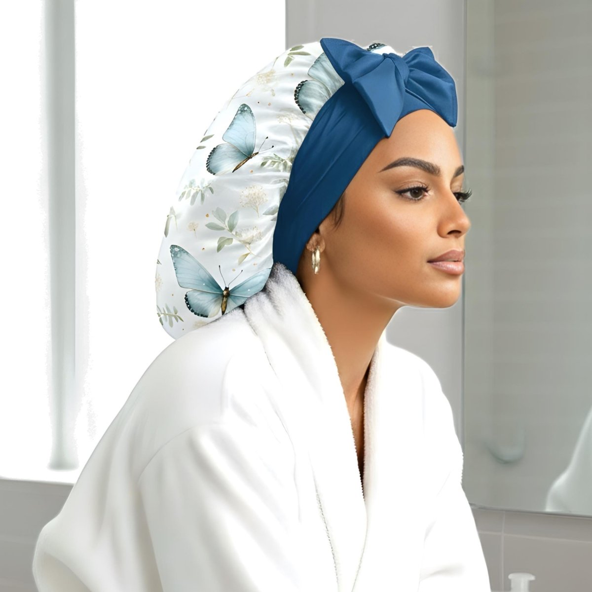 Adjustable Reversible Satin Hair Bonnet