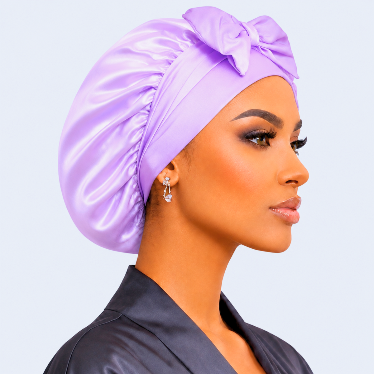 Adjustable Reversible Satin Hair Bonnet