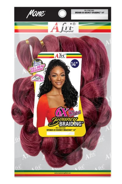 Mane Concept Afri-Naptural BRD605 6X Bouncy Braiding 14 inch retail package