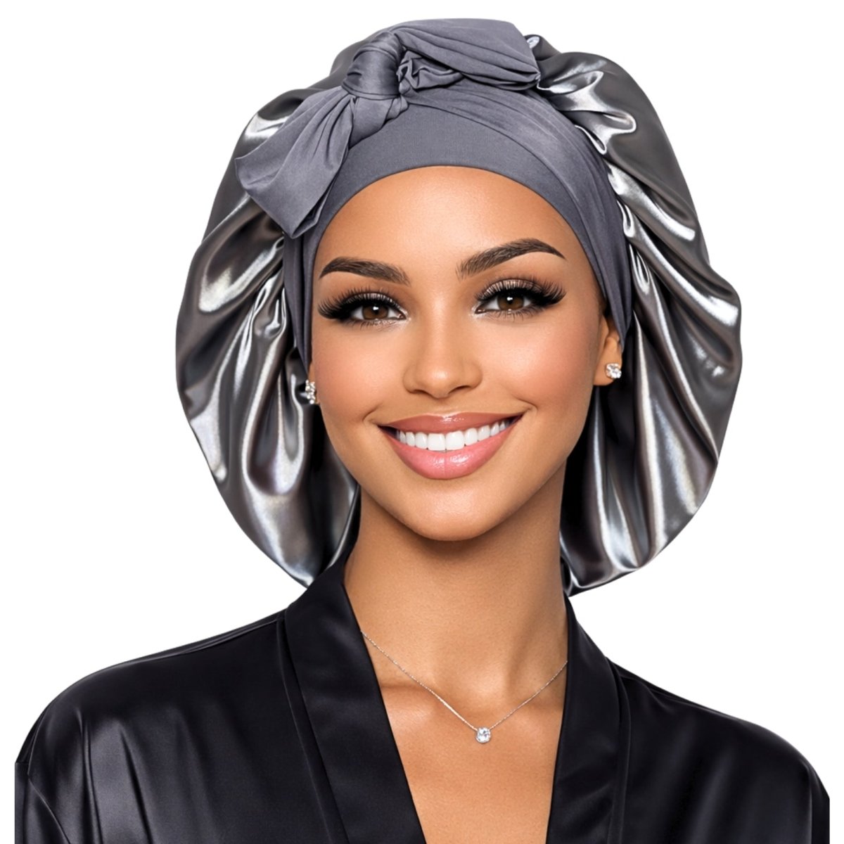 Adjustable Reversible Satin Hair Bonnet