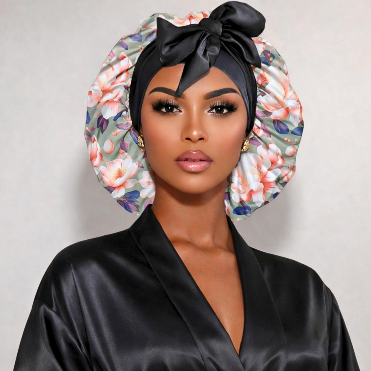 Adjustable Reversible Satin Hair Bonnet