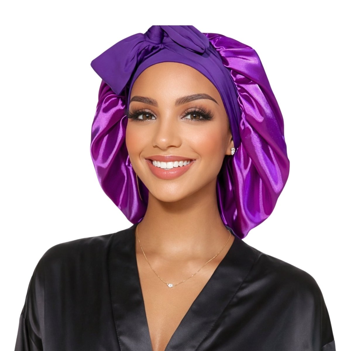 Adjustable Reversible Satin Hair Bonnet