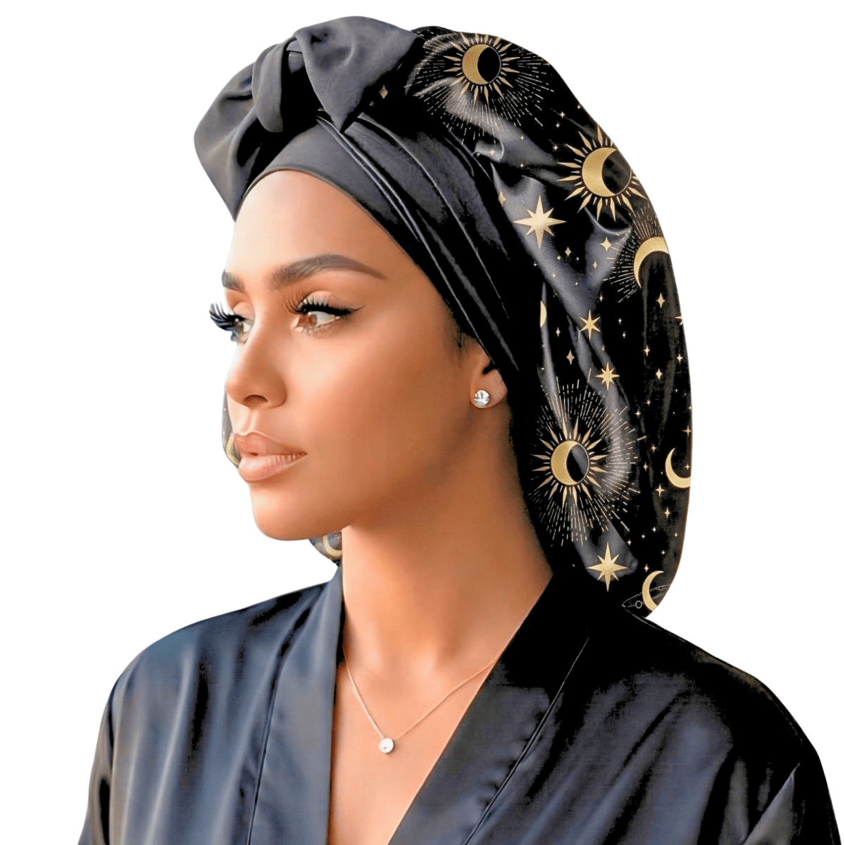 Adjustable Reversible Satin Hair Bonnet