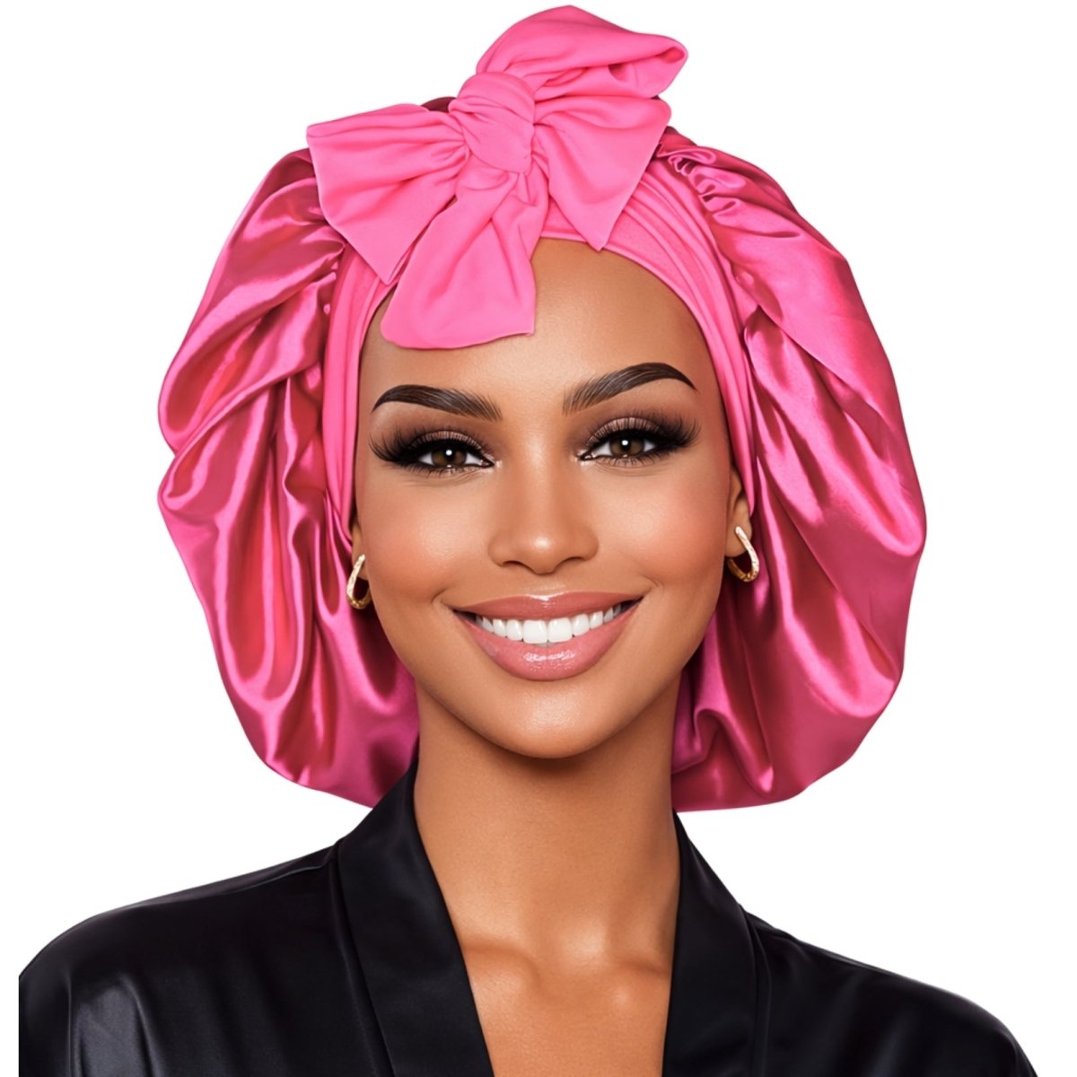 Adjustable Reversible Satin Hair Bonnet