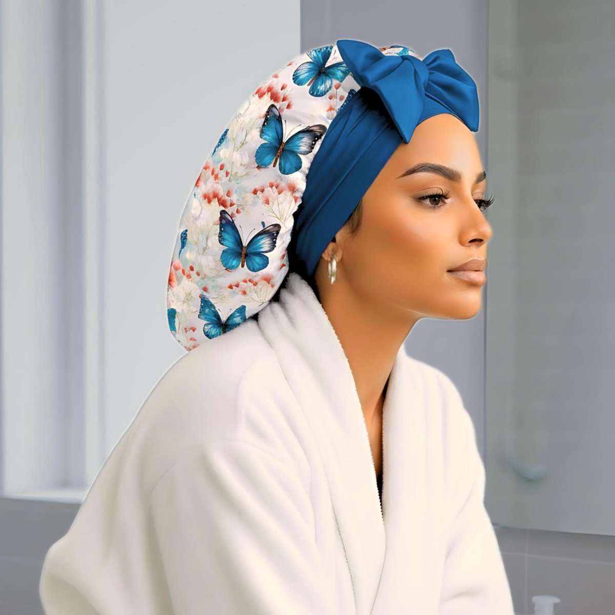 Adjustable Reversible Satin Hair Bonnet