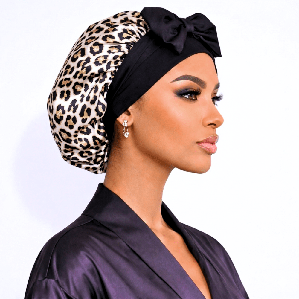 Adjustable Reversible Satin Hair Bonnet