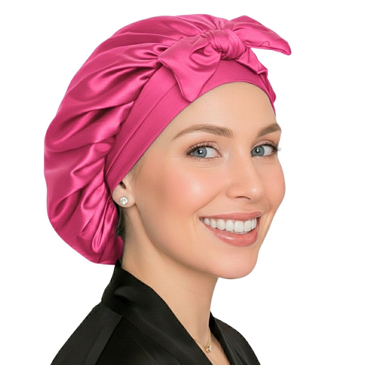 Adjustable Reversible Satin Hair Bonnet