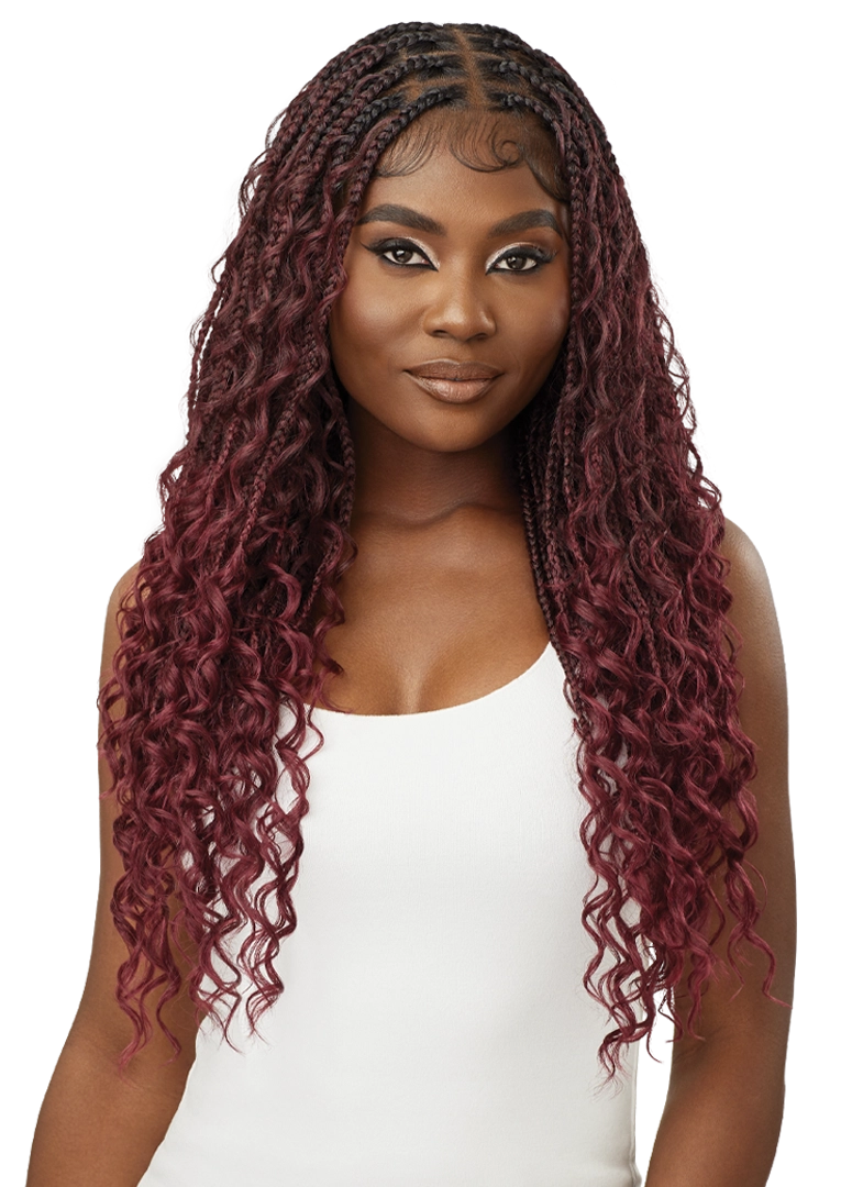 Outre Boho Box Braids 28" lace wig