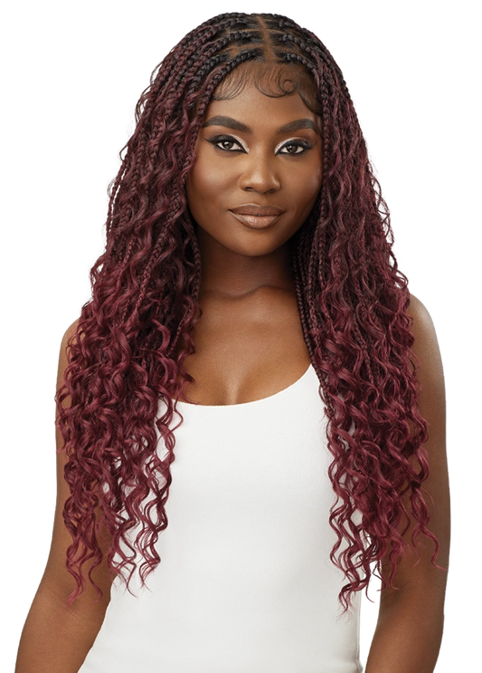 Outre Boho Box Braids 28" lace wig