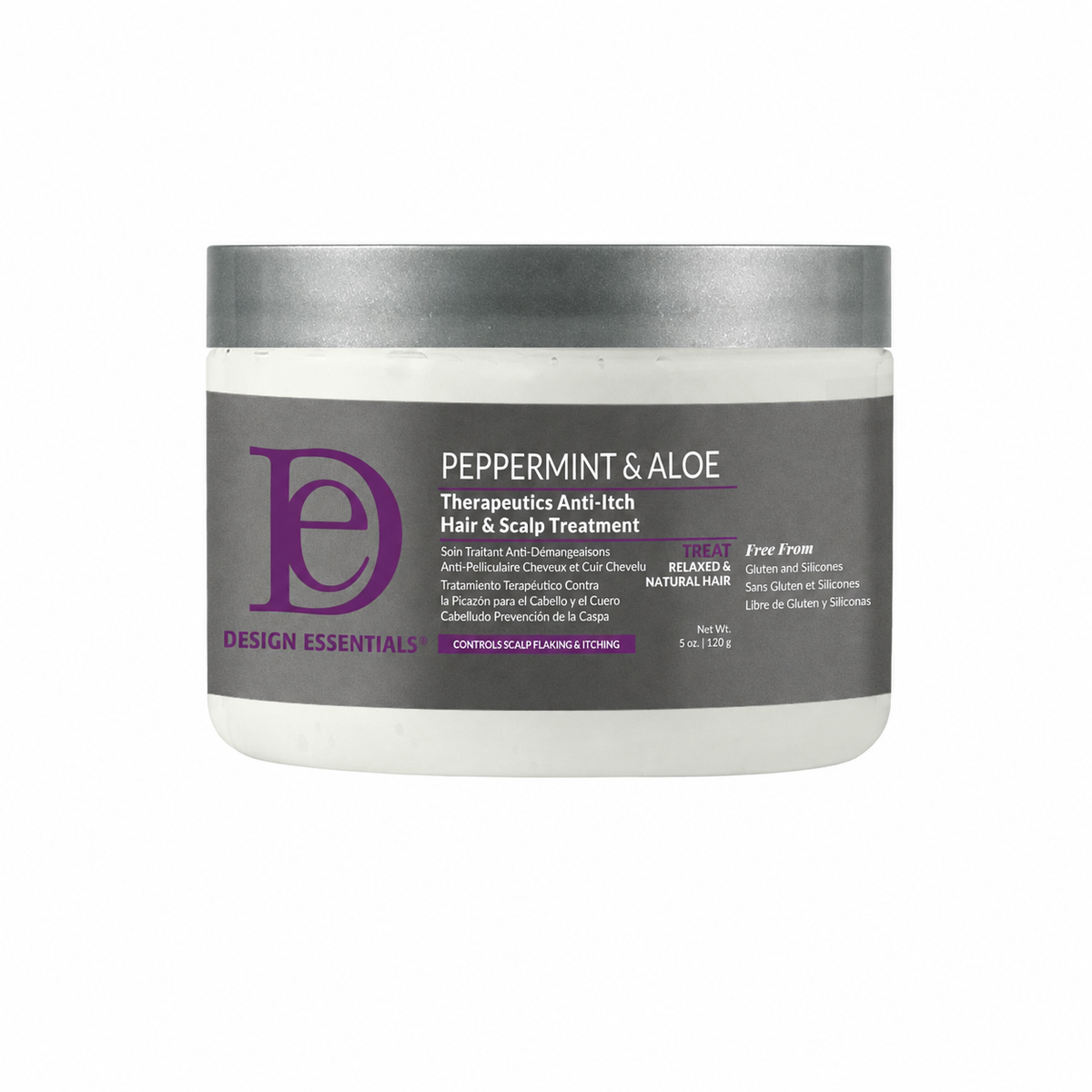 Design Essentials Peppermint and Aloe Soothing Scalp Care Treatment 5 oz