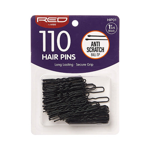 RED by Kiss Hair Pins 1 3/4 inch 110 pieces package