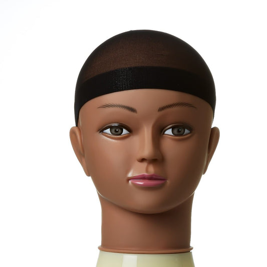 Red by Kiss Jumbo Stocking Wig Cap Black 2-piece pack