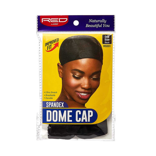RED by KISS Spandex Dome Cap in Black